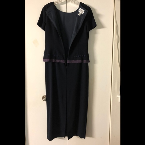 Robe Yves Cossette Depeche Mode Taille 6 – Bleue Motif Jeans – Élégance Décontractée
